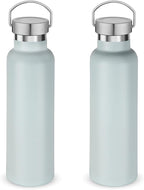 Neihepal 20 oz Insulated Water Bottles Bulk 2 Pack, Stainless Steel Double Wall by Neihepal