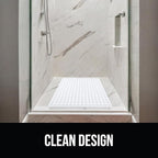 GORILLA GRIP Patented Square Shower Stall Mat, Small Bathtub Floor Mats - Image 8