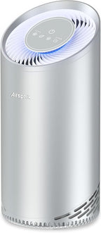 Aluminum Housing Air Purifiers for Home Bedroom Cover 1375ft². Washable by Airspark