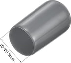 uxcell 20pcs Rubber End Caps 5.5mm ID Vinyl Round Tube Bolt Cap Cover Thread - Image 3
