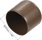uxcell 20pcs Rubber End Caps 37mm ID Vinyl PVC Round Tube Bolt Cap Cover Screw - Image 3