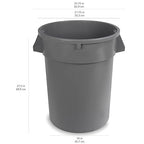 Amazon Basics Heavy Duty Durable Round Trash Can, 32 gallon - Image 7