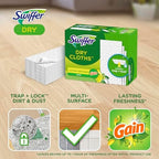 Swiffer Sweeper Dry Sweeping Cloth Refills,Gain Original,32 Count (Pack of 4)