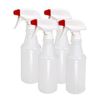 Pinnacle Mercantile Plastic Spray Bottles USA Made 4 Pack 16 oz Leak Proof by PinnacleMercantile