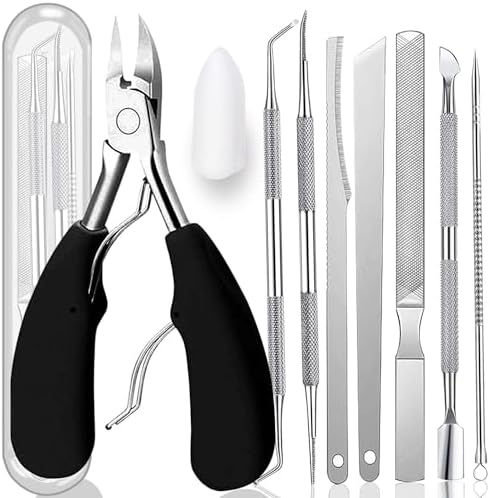 10-Pack Ingrown Toenail Tool, Toenail File and Lifters by EODIEBN