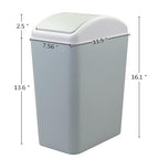 1 Pack Plastic Waste Can, Garbage Can - Image 3
