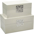 Galt International Storage Box Set Decorative Storage Box w/Hinged Lid Classic - Image 3