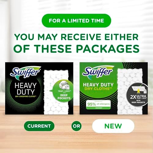 Swiffer Sweeper Heavy Duty Dry Sweeping Cloths, 40 Count