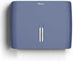 Paper Towel Dispenser Wall Mount, Capacity 200+ Sheets ZFold Tri Fold Blue by PLUSSEN
