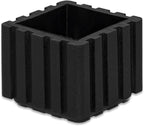 Flyshop Anti-Skid Non-Marking Synthetic Rubbr Patio Chair Table Leg Caps Square - Image 2
