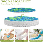 Dish Sponge 3Pcs Kitchen Sponges Non-Scratch Soft Expandable Washing Dishes Stain Odor Resistant Cellulose Sponges Packs for Dish Bathroom Household Dinosaur Skeletons Green Blue - Image 3