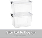 Superio Clear Storage Bins - Image 5