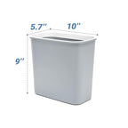 Skyflame Magnetic Hanging Trash Can, 2.1 Gallon Plastic Garbage Container - Image 2