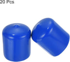 uxcell 20pcs Rubber End Caps 28mm ID Vinyl Round Tube Bolt Cap Cover Screw - Image 2