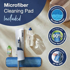 Bona Spray Mop Air - Includes Multi-Surface Floor Cleaner Concentrate and Microfiber Pad - Lemon Mint Scent - Lightweight & Compact Mop