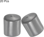 uxcell 20pcs Rubber End Caps 38mm ID Vinyl Cap Cover Screw Protectors Dark Grey - Image 2