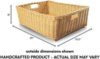 The Basket Lady Under The Bed/Basic Wicker Storage Basket, Extra Large - Image 7