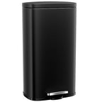 Arlopu13.2 Gallon Step Trash Can, Stainless Steel Garbage Bin, Soft-Close by Arlopu
