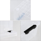 Set of 4 50 L Stackable Plastic Storage Container - Image 3