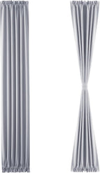 DWCN French Door Curtains – Rod Pocket Thermal Blackout Curtain - Image 7
