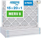 Aerostar 15x20x1 MERV 8-6 Count by AirFiltersDelivered