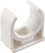 100 Pcs U-Shaped PVC Water 20mm Pipe Clamps Clips, U-Shaped Buckles Fit by Unknown