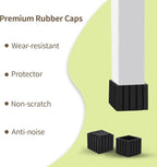 Flyshop Anti-Skid Non-Marking Synthetic Rubber Patio Chair Table Leg Caps - Image 6