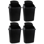 Bringer 6 Gallon Swing Top Trash Can, Plastic Garbage Can - Image 7