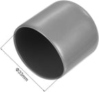 uxcell 20pcs Rubber End Caps Protective Caps 33mm ID Vinyl PVC Round Tube Bolt - Image 3