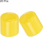 uxcell 20pcs Rubber End Caps 29mm ID Vinyl PVC Round Tube Bolt Cap Cover Screw - Image 2