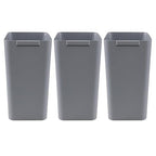 Zopnny Plastic Trash Can Wastebasket, Waste Bin, 4.5 Gallon, 3 Pack - Image 7
