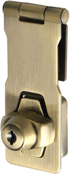 Alise Keyed Hasp Lock, 4 Inch Safety Packlock Clasp Hasp Lock Latch by Alise
