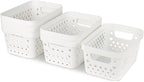 Glad Plastic Baskets for Organizing, Linen Closet, and Bathroom | Nesting Shelf - Image 6