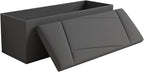 Ottoman with Storage, 43 Inches Folding Storage Ottoman Bench by Unknown