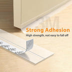 20 Ft Door Weather Stripping Door Seal Strip Tape, Silicone Door Draft Stopper - Image 4