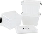 Zopnny 25 Quart Clear Storage Bin - Image 6