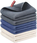 Nialnant 6 Pack 100% Cotton Kitchen Towels - 13 x 28 in by Nialnant