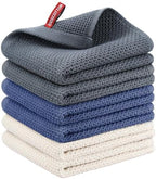 Nialnant 6 Pack 100% Cotton Kitchen Towels - 13 x 28 in by Nialnant
