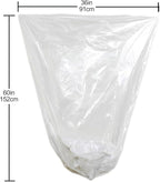 TYPLASTICS 55 Gallon Clear Trash Can Liners - Image 2