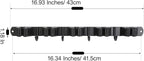 voze 5 Racks and 4 Hooks Mop and Broom Holder Wall Mount, Self Adhesive Heavy - Image 6