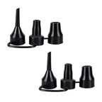 2pcs 3 Sizes Inflatable Pump Nozzles Head, Air Pump Replacement Nozzles by Rosojodg