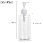Yebeauty Soap Dispenser, 4 Pack 13.5oz/400ml Empty Refillable Pump Bottle - Image 2