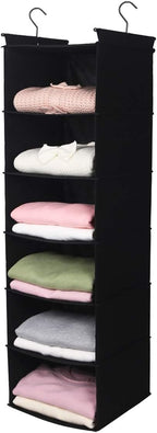 MAX Houser 6 Tier Shelf Hanging Closet Organizer, Closet Hanging Shelf - Image 6