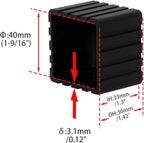 Flyshop Anti-Skid Non-Marking Synthetic Rubber Patio Chair Table Leg Caps - Image 3