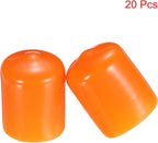 uxcell 20pcs Rubber End Caps 16mm ID Vinyl PVC Round Tube Bolt Cap Cover Screw - Image 2
