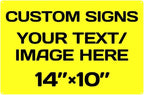 Repaly Personalized signs, Aluminum Weatherproof Metal Sign Multiple Sizes - Image 8