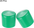 uxcell 20pcs Rubber End Caps 48mm ID Vinyl PVC Round Tube Bolt Cap Cover Screw - Image 2