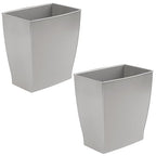 iDesign Small Rectangular Bathroom Trash Cans by iDesign