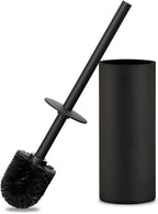 304 Stainless Steel Toilet Bowl Brush and Holder Set, Circular Floor Toilet by YIGUANXIN