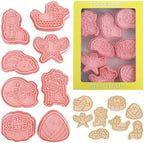 8 Pcs Happy Birthday Cookie Molds New Year Spring Festival 3D Biscuit Mould Baking Tool Easter Cartoon Stamps for Biscuits (Chinese Festival) by MIANXIAOXIN